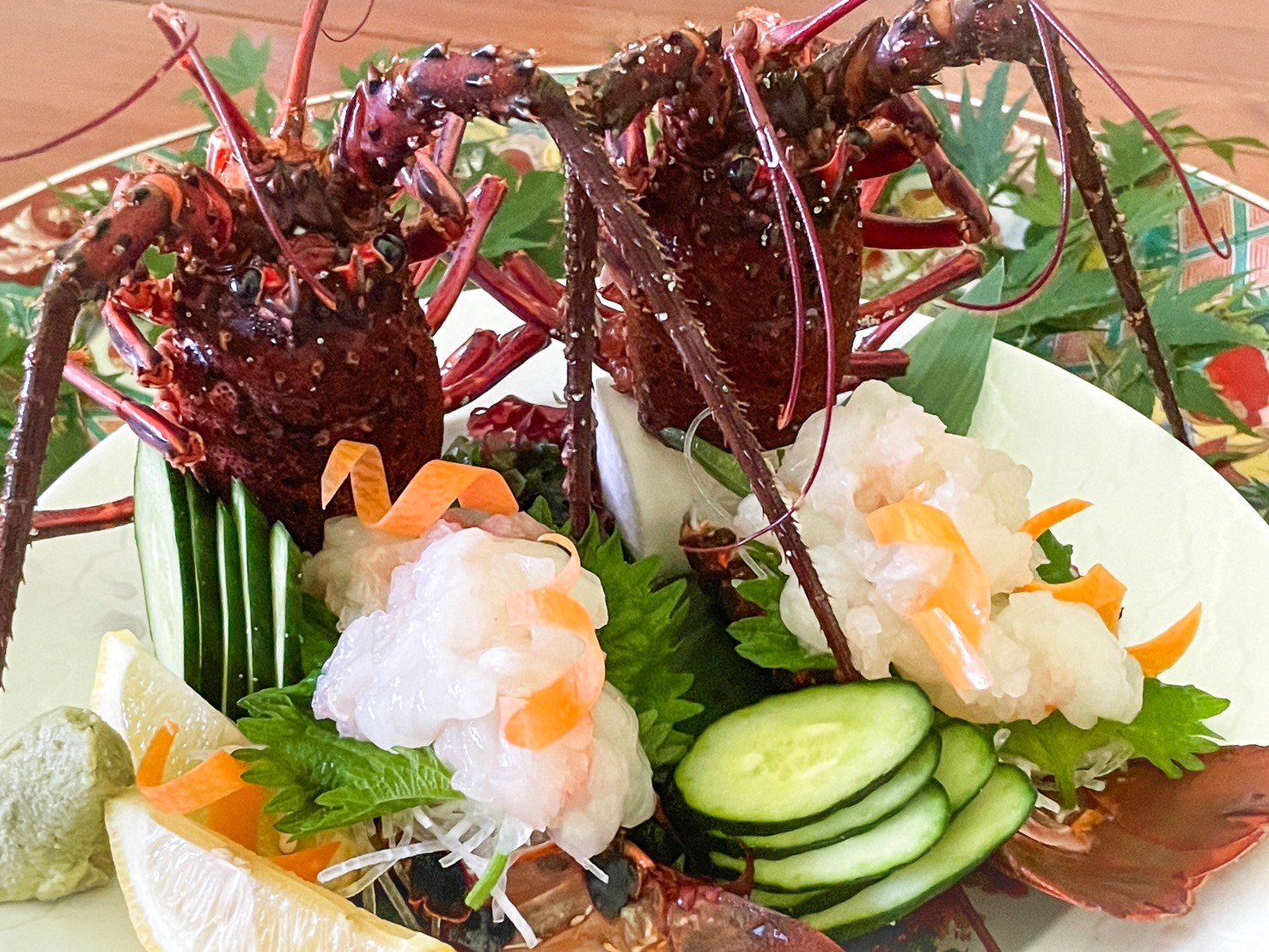 伊勢海老の刺身